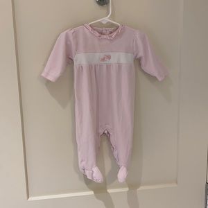 Kissy Kissy Lazy Lambs Footie 6-9M